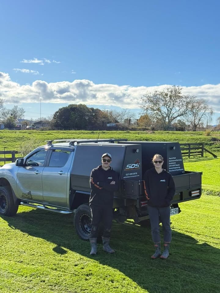 Samuel Murray, owner of Superior Diesel Services, with his service ute